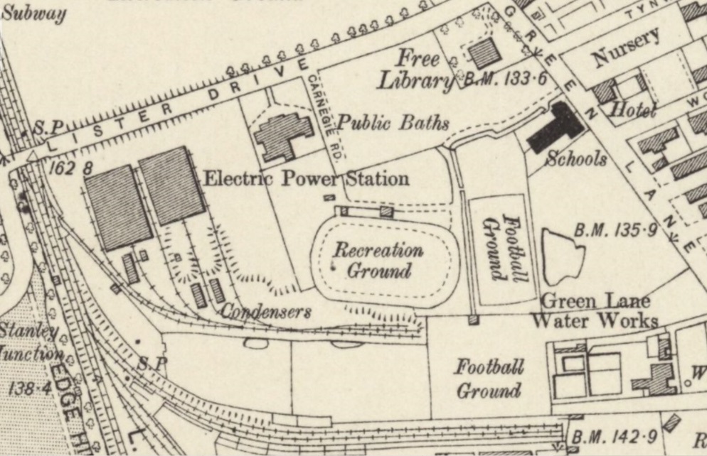 Liverpool - Tramway Grounds : Map credit National Library of Scotland